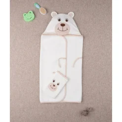 Prenatal Toallita de Esponja Unisex "Osito"* Recién Nacido·Ropa Y Accesorios|Ropa Y Accesorios·Bañadores, Toallas Y Albornoces