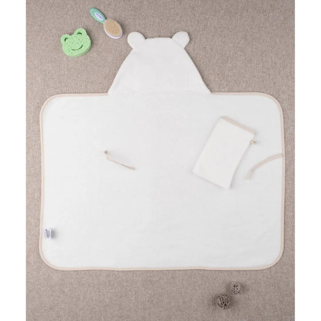 Prenatal Toallita de Esponja Unisex "Osito"* Recién Nacido·Ropa Y Accesorios|Ropa Y Accesorios·Bañadores, Toallas Y Albornoces