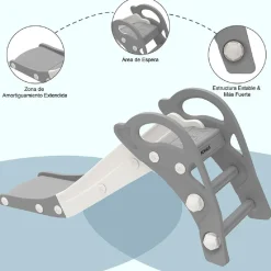 DEVESSPORT Tobogán Delfín gris