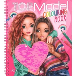 DEPESCHE Top Model - Libro para colorear con lentejuelas reversibles* Estilo De Vida