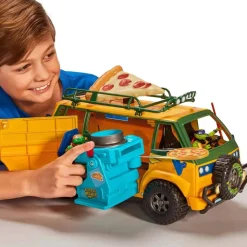 FAMOSA-FEBER MEXICO Tortugas Ninja - Furgoneta lanzadora de pizzas ㅤ* Figuras De Acción