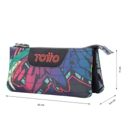 TOTTO - Estuche escolar graffiti Tablero* Material Escolar