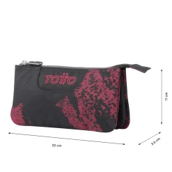 TOTTO - Estuche escolar tiza roja Tablero