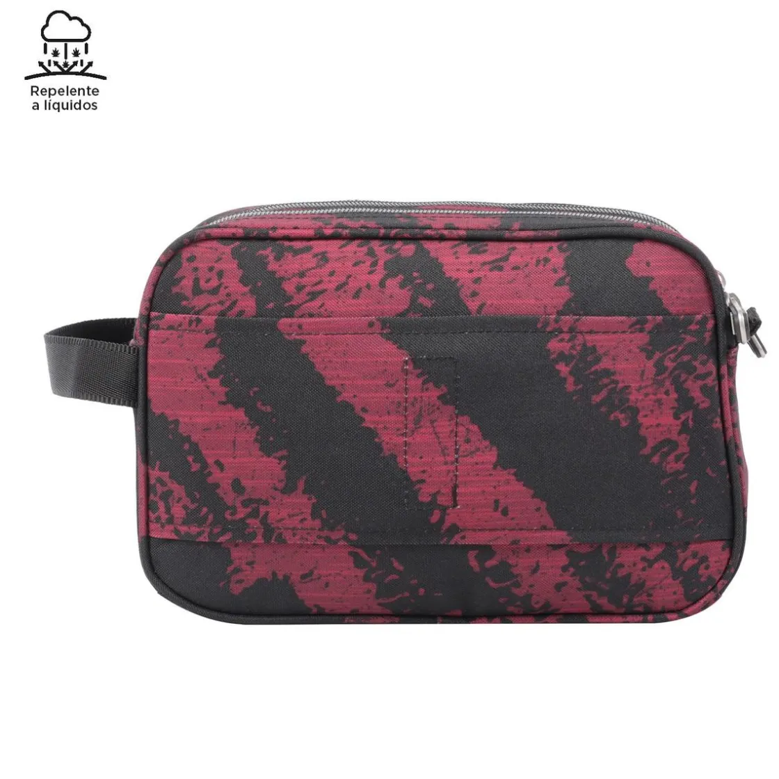 TOTTO - Estuche escolar tres compartimentos tiza roja Plastilina* Material Escolar