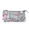 TOTTO - Estuche escolar tropical cebras Tablero* Material Escolar