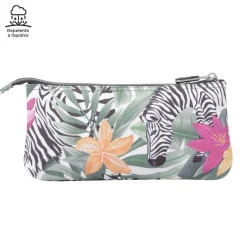 TOTTO - Estuche escolar tropical cebras Tablero* Material Escolar