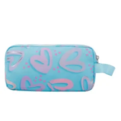 TOTTO - Estuche escolar tres compartimentos corazones pintados Agapec* Material Escolar