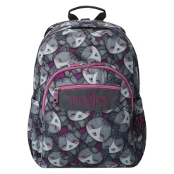 TOTTO - Mochila Acuareles Kitten Rose
