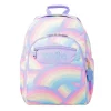 TOTTO - Mochila escolar adaptable a carro arcoíris Acuareles