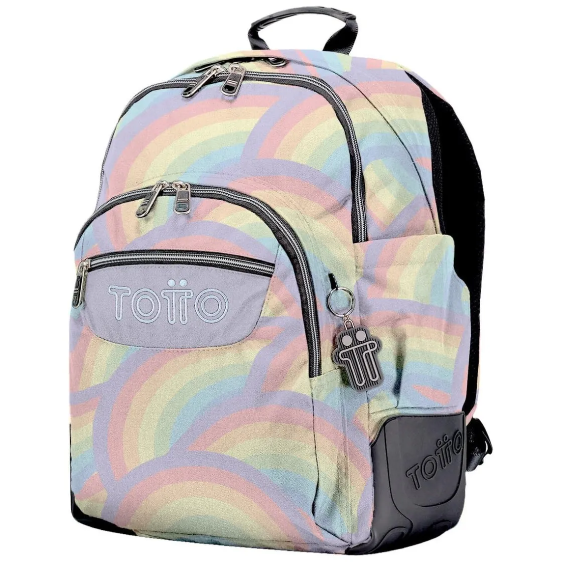 TOTTO - Mochila escolar arcoíris Rayol* Material Escolar
