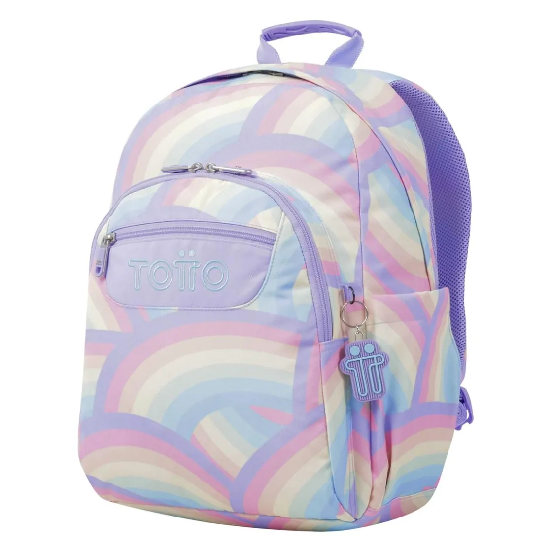 TOTTO - Mochila escolar arcoíris Rayol* Material Escolar