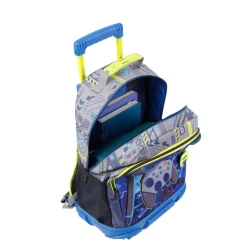 TOTTO - Mochila escolar con ruedas grande Monark* Material Escolar