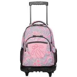 TOTTO - Mochila escolar con ruedas Renglones Ocean* Material Escolar