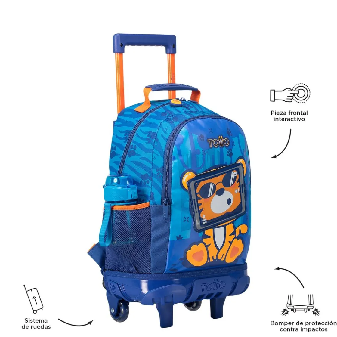 TOTTO - Mochila escolar con ruedas pequeña Little Avatar* Material Escolar