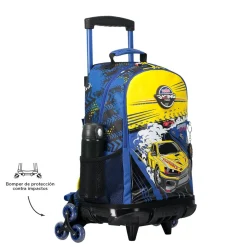 TOTTO - Mochila escolar con ruedas grande Velocity* Material Escolar