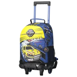 TOTTO - Mochila escolar con ruedas mediana Velocity* Material Escolar