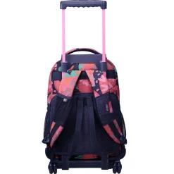 TOTTO - Mochila escolar con ruedas Renglones - Mega