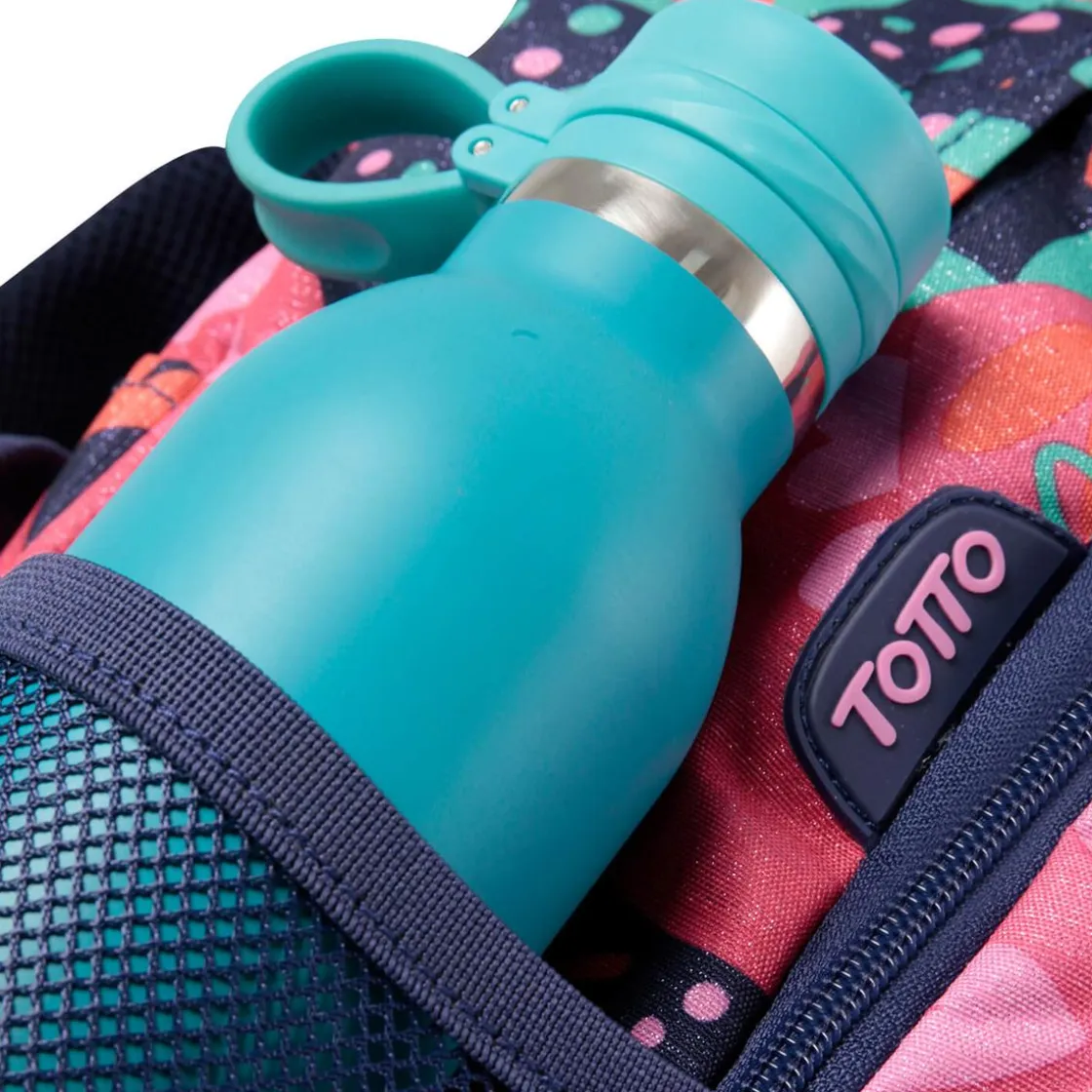 TOTTO - Mochila escolar con ruedas Renglones - Mega
