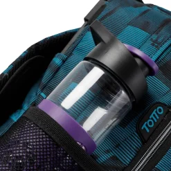 TOTTO - Mochila escolar con ruedas Renglones - Azul