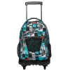 TOTTO - Mochila escolar con ruedas Renglones - Urbano