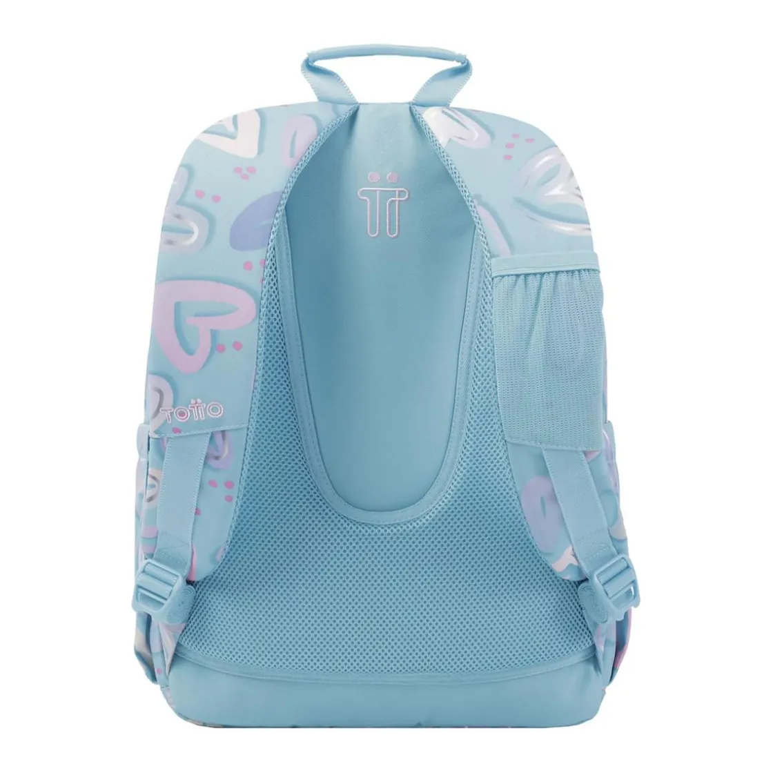 TOTTO - Mochila escolar corazones pintados Acuarela* Material Escolar