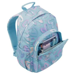 TOTTO - Mochila escolar corazones pintados Acuarela* Material Escolar