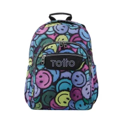 TOTTO - Mochila escolar emojis Acuarela