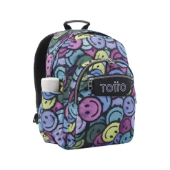 TOTTO - Mochila escolar emojis Acuarela