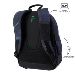 TOTTO - Mochila escolar fractal Crayoles* Material Escolar