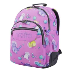 TOTTO - Mochila escolar gatos astronautas Rayol* Material Escolar