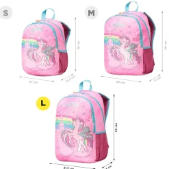 TOTTO - Mochila escolar grande Fantasy