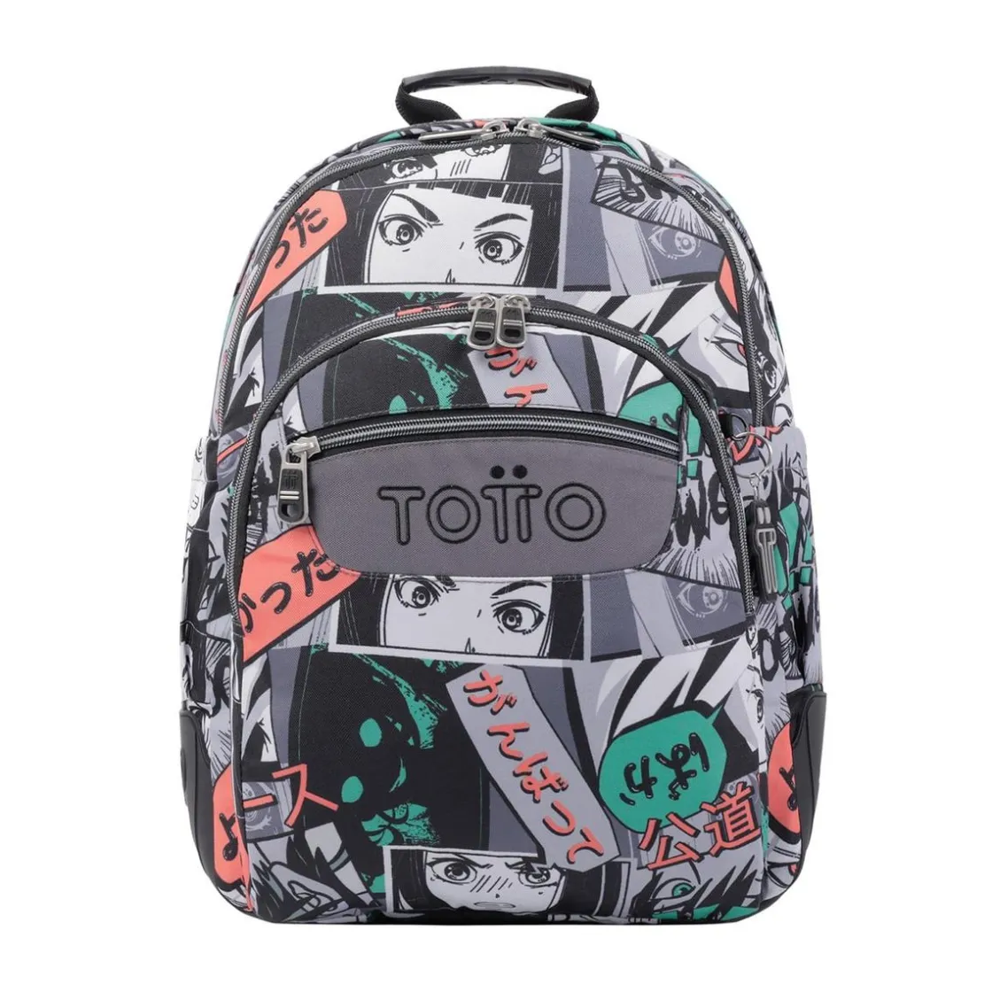 TOTTO - Mochila escolar manga Crayoles* Material Escolar