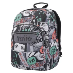 TOTTO - Mochila escolar manga Acuarela