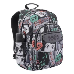 TOTTO - Mochila escolar manga Acuarela