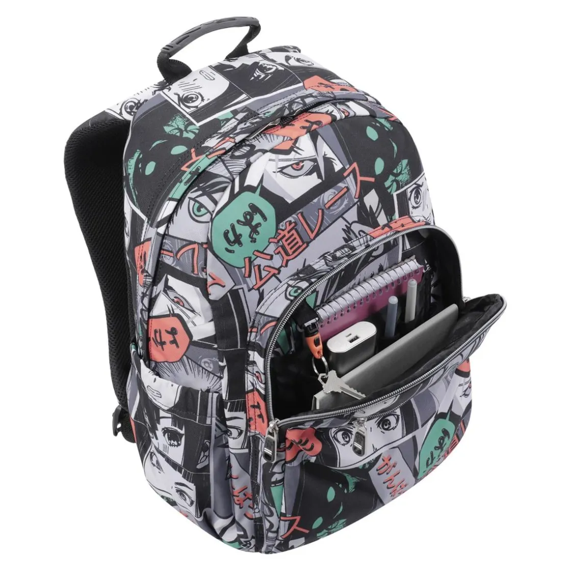 TOTTO - Mochila escolar manga Acuarela