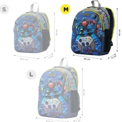 TOTTO - Mochila escolar mediana Monark* Material Escolar