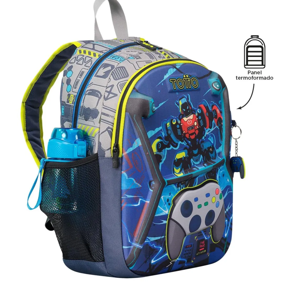 TOTTO - Mochila escolar mediana Monark* Material Escolar