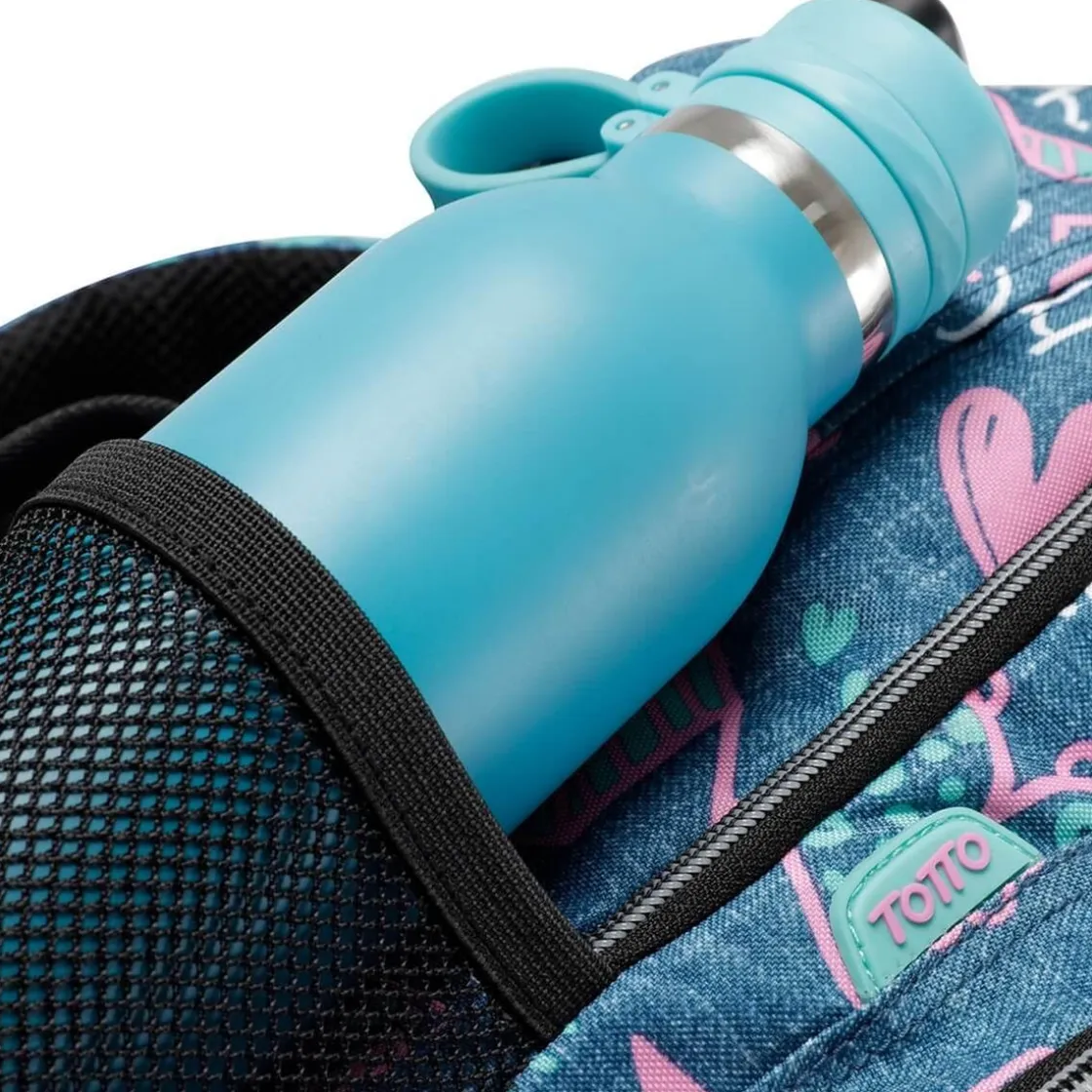 TOTTO - Mochila escolar pequeña con ruedas Resma - Starty
