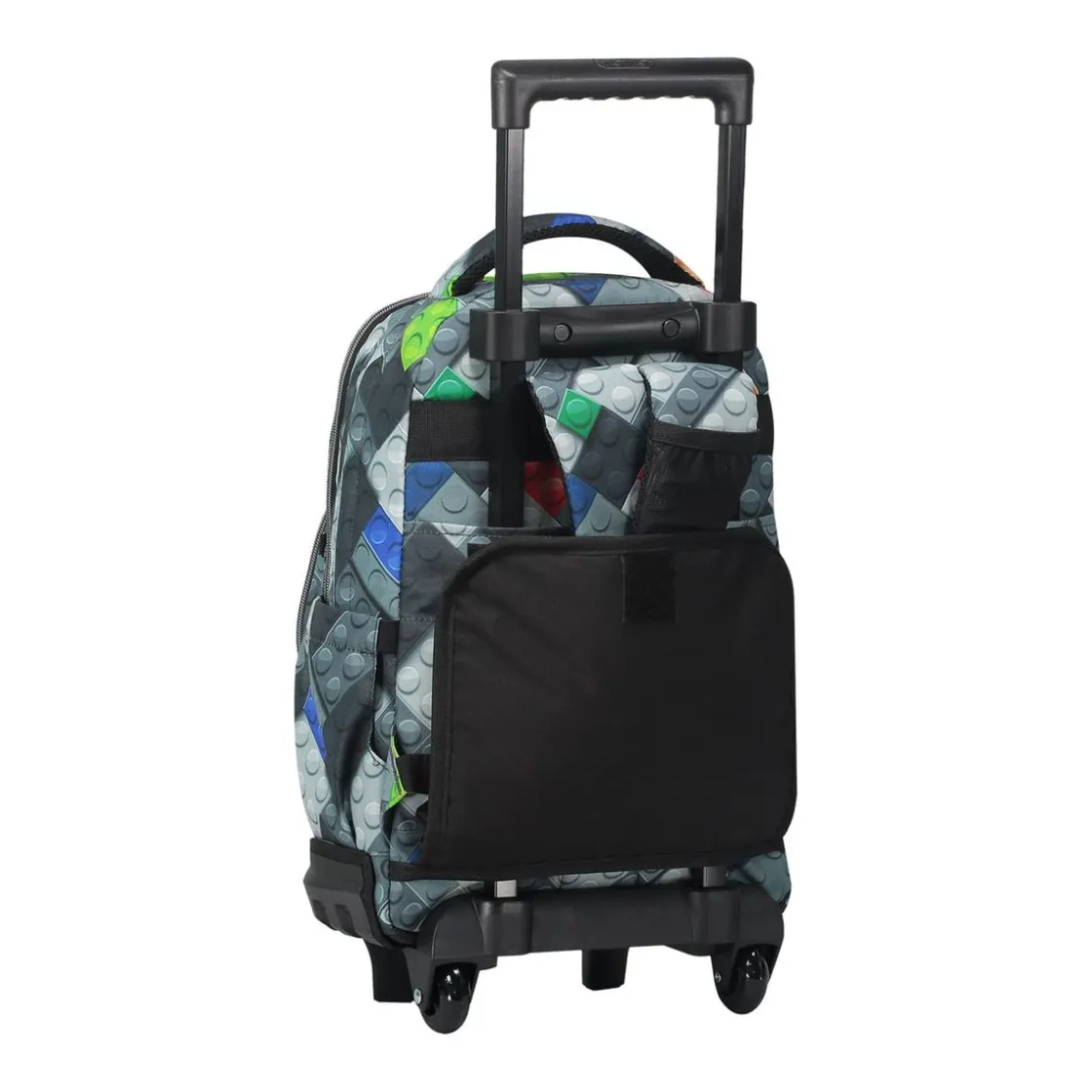 TOTTO - Mochila escolar pequeña ruedas bloques Resma