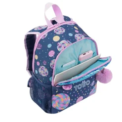 TOTTO - Mochila escolar pequeña Sweet Candy* Material Escolar