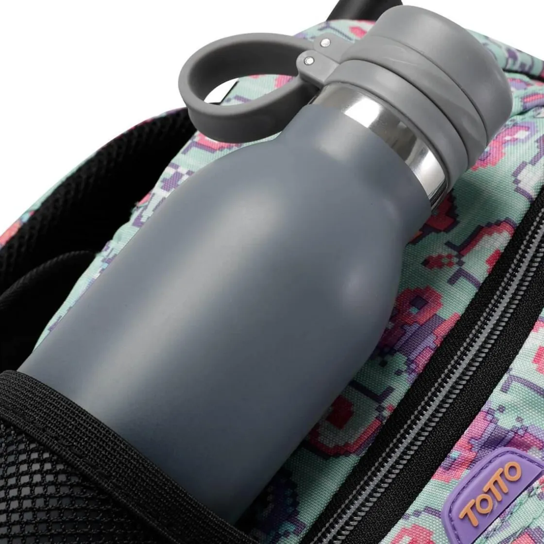 TOTTO - Mochila escolar pequeña con ruedas Resma - Pixedel