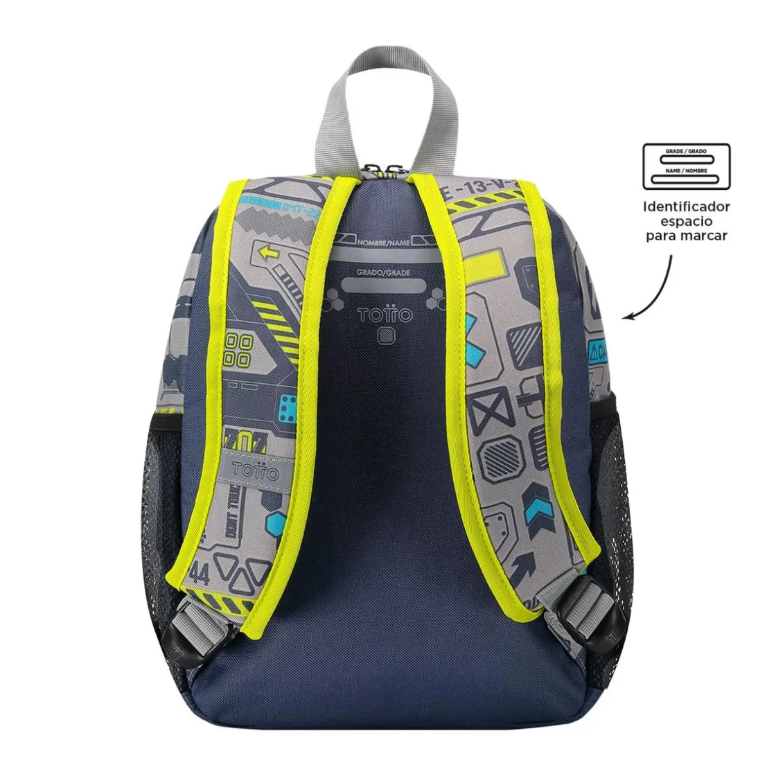 TOTTO - Mochila escolar pequeña Monark