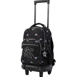 TOTTO - Mochila escolar pequeña con ruedas Resma - Naves espaciales* Material Escolar