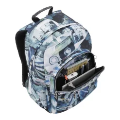 TOTTO - Mochila escolar postales y casetes Acuarela