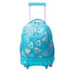 TOTTO - Mochila escolar ruedas desmontable corazones pintados Tiza* Material Escolar