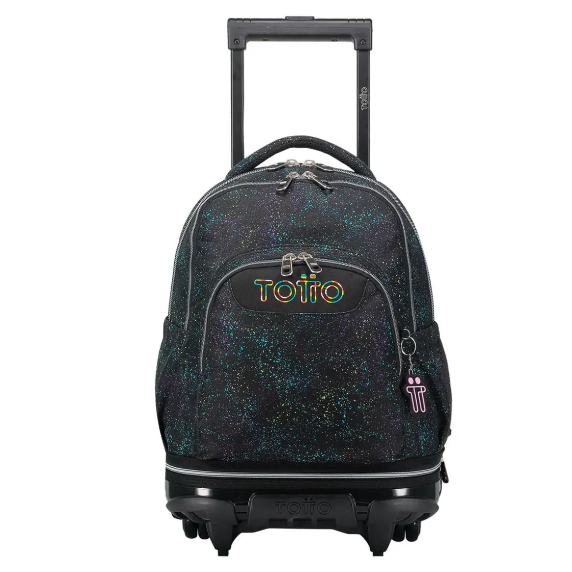 TOTTO - Mochila escolar ruedas desmontable salpicado color Tiza* Material Escolar