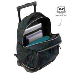 TOTTO - Mochila escolar ruedas desmontable salpicado color Tiza* Material Escolar