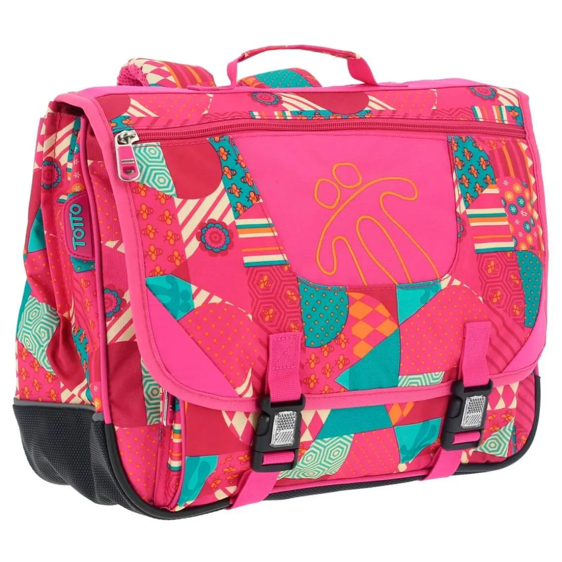 TOTTO - Mochila escolar tijeras - Rosa