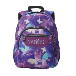 TOTTO - Mochila Gommas Glitter Star Butterfly* Material Escolar