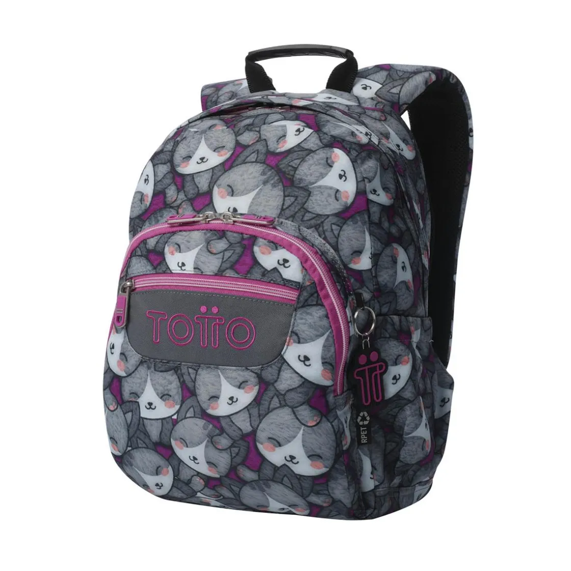 TOTTO - Mochila Gommas Kitten Rose
